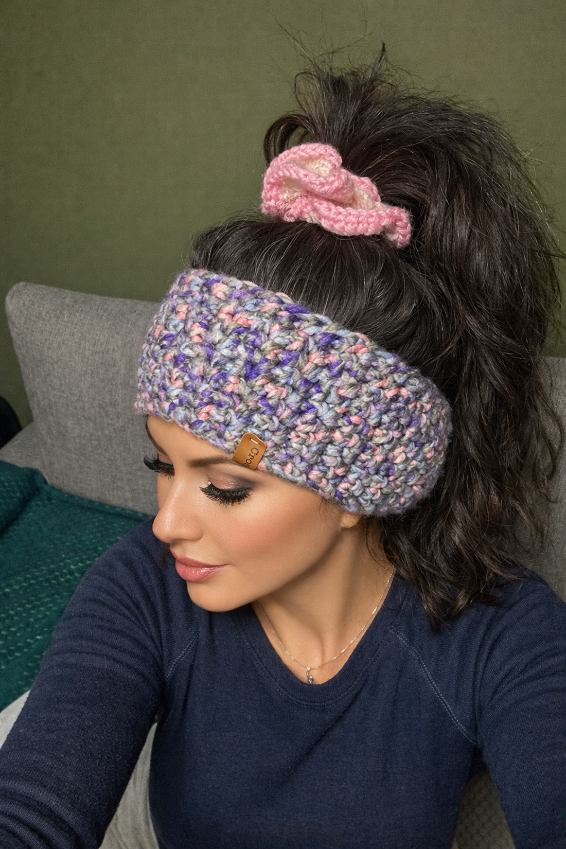 Bentita crosetata - îmbrăcăminte și modă - accesorii păr - bandă de păr și agrafe păr - Artynos.ro