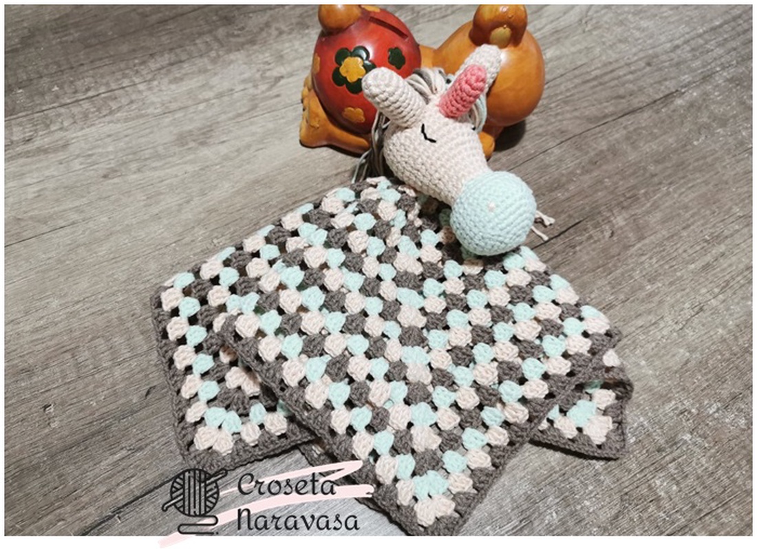 Unicorn crosetat, jucarie somn - jucării și echipamente pentru copii - plușuri - unicorn - Artynos.ro