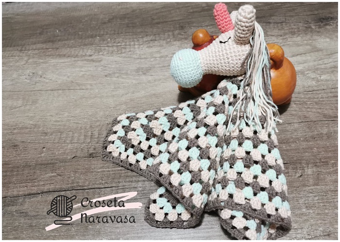Unicorn crosetat, jucarie somn - jucării și echipamente pentru copii - plușuri - unicorn - Artynos.ro
