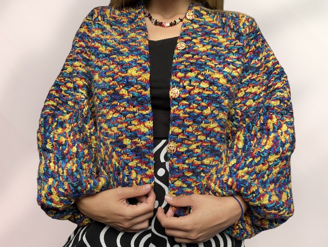 Cardigan colorat - îmbrăcăminte și modă - haine damă - hanorace, cardigane - Artynos.ro