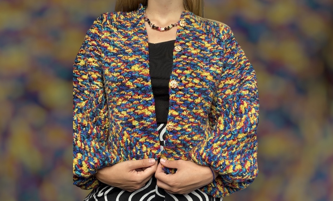 Cardigan colorat - îmbrăcăminte și modă - haine damă - hanorace, cardigane - Artynos.ro