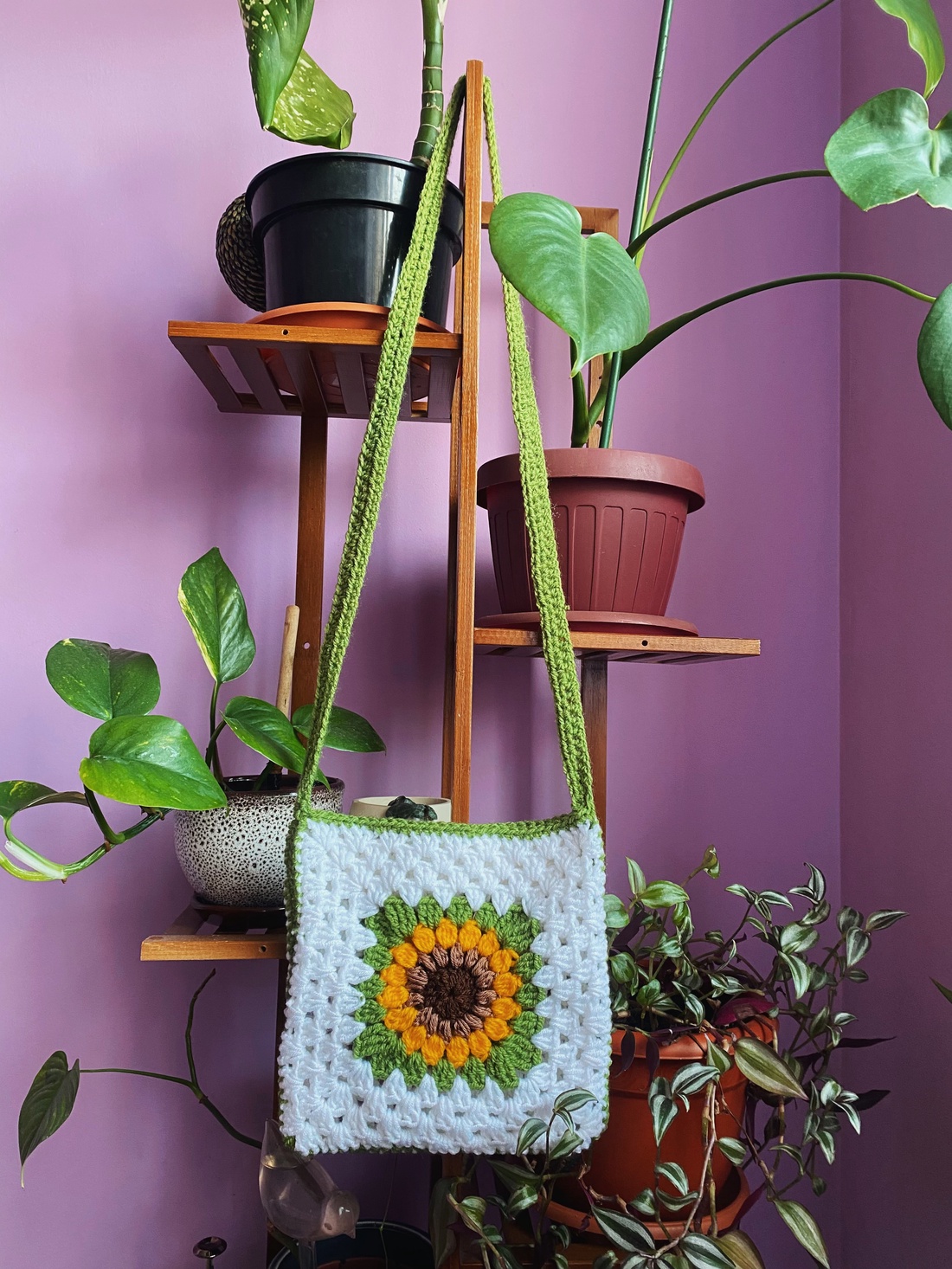 Geanta cu floarea soarelui - genți și portofele - genți de mână și umăr - geantă casual - Artynos.ro