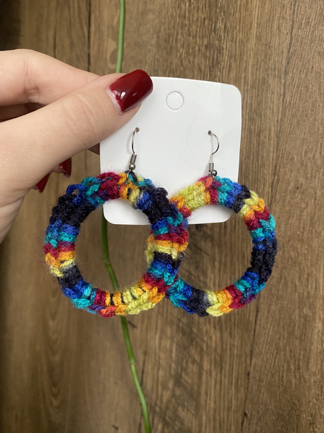 Cercei colorati - bijuterii - cercei - cercei croșetați - Artynos.ro