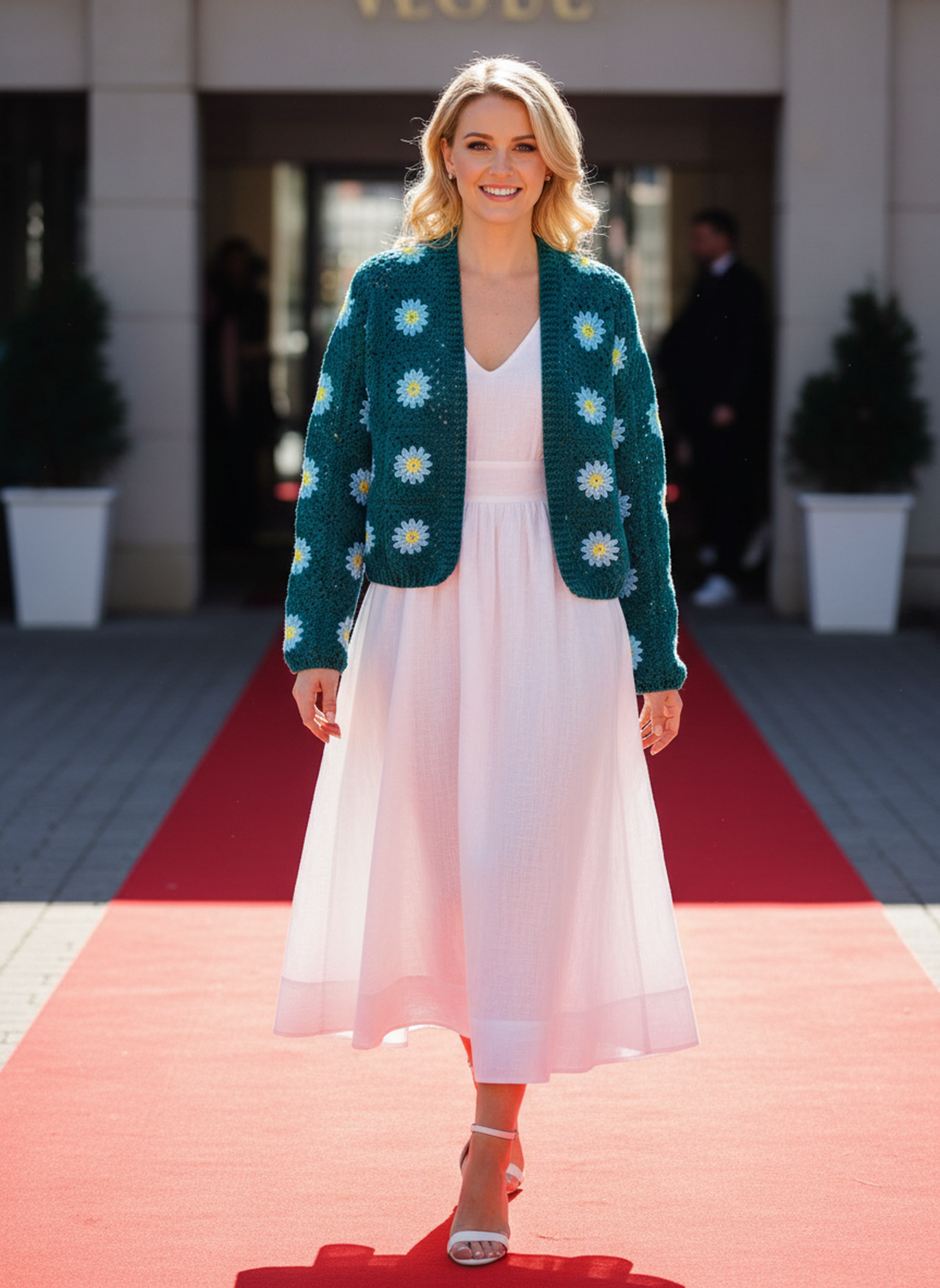 Cardigan croșetat manual, din fire naturale - îmbrăcăminte și modă - haine damă - hanorace, cardigane - Artynos.ro