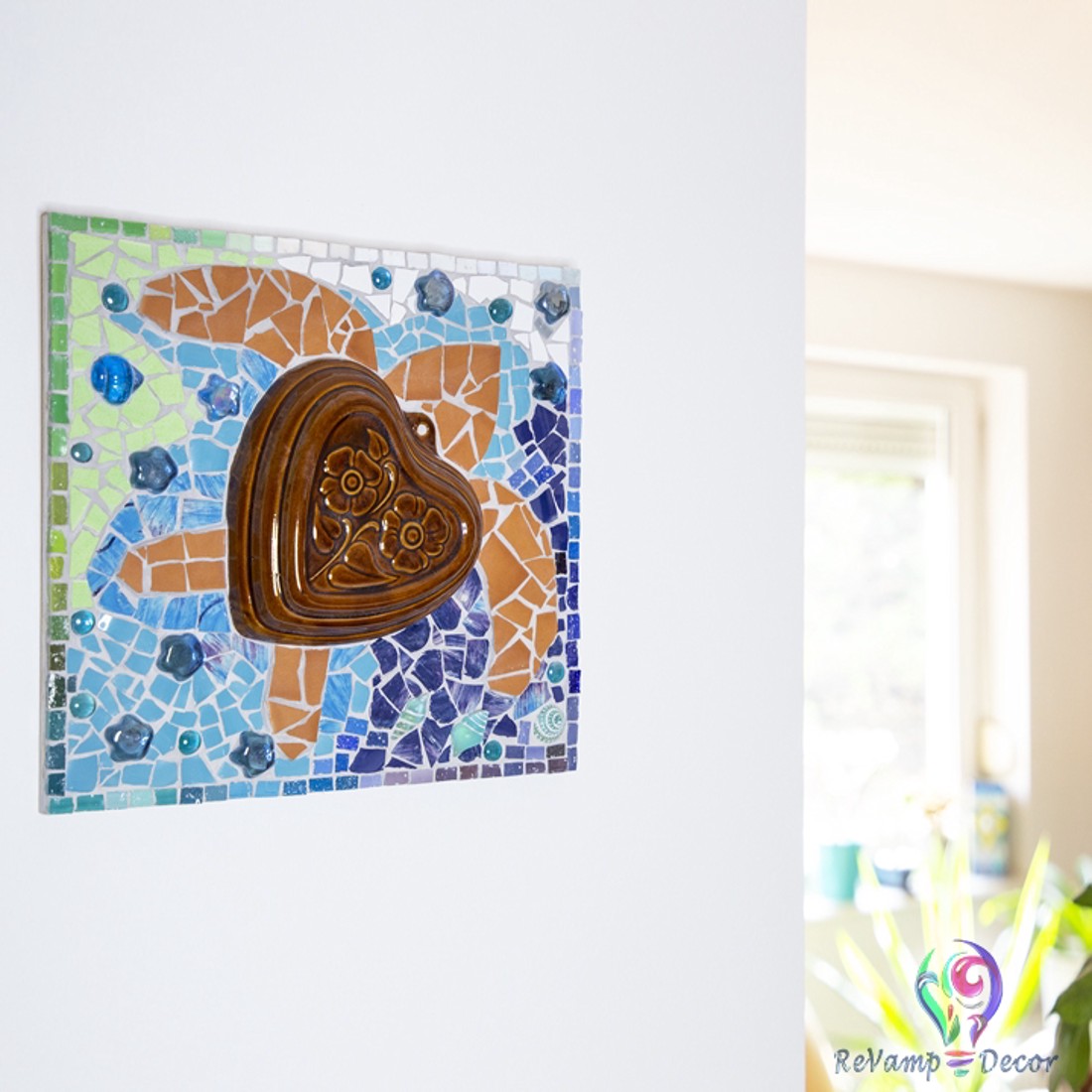 3D Turtle mozaic mural de perete -  - Artynos.ro
