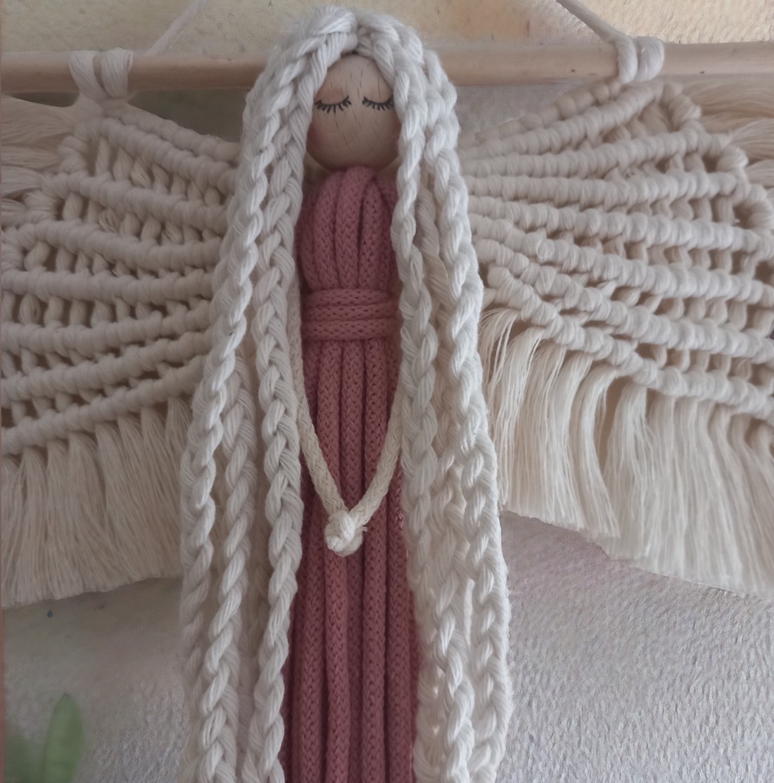 Înger macramé cu aripi - - Artynos.ro Înger macramé cu aripi - - Artynos.ro