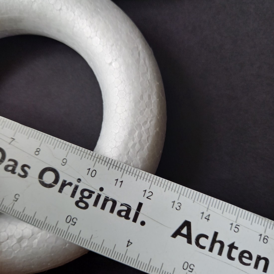Baze pentru coroane din polistiren de 12 cm, pentru decorare  -  - Artynos.ro