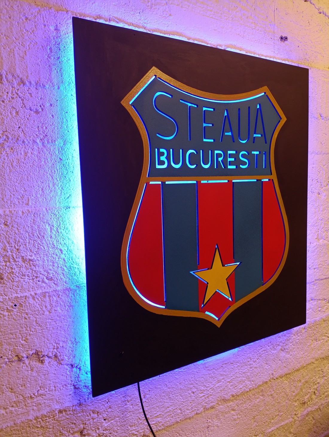 Pentru fanii Stelei! - tablou iluminat  -  - Artynos.ro