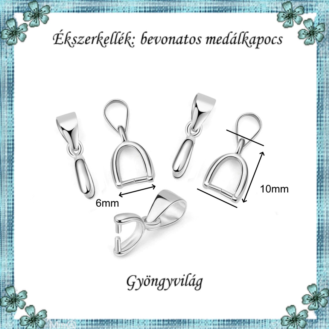 Fermoar pentru bijuterii placat cu argint E925-MK04-10 5 buc/pachet - - Artynos.ro Fermoar pentru bijuterii placat cu argint E925-MK04-10 5 buc/pachet - - Artynos.ro