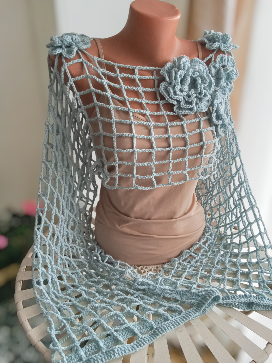 Bolero turcuaz  - îmbrăcăminte și modă - haine damă - hanorace, cardigane - Artynos.ro