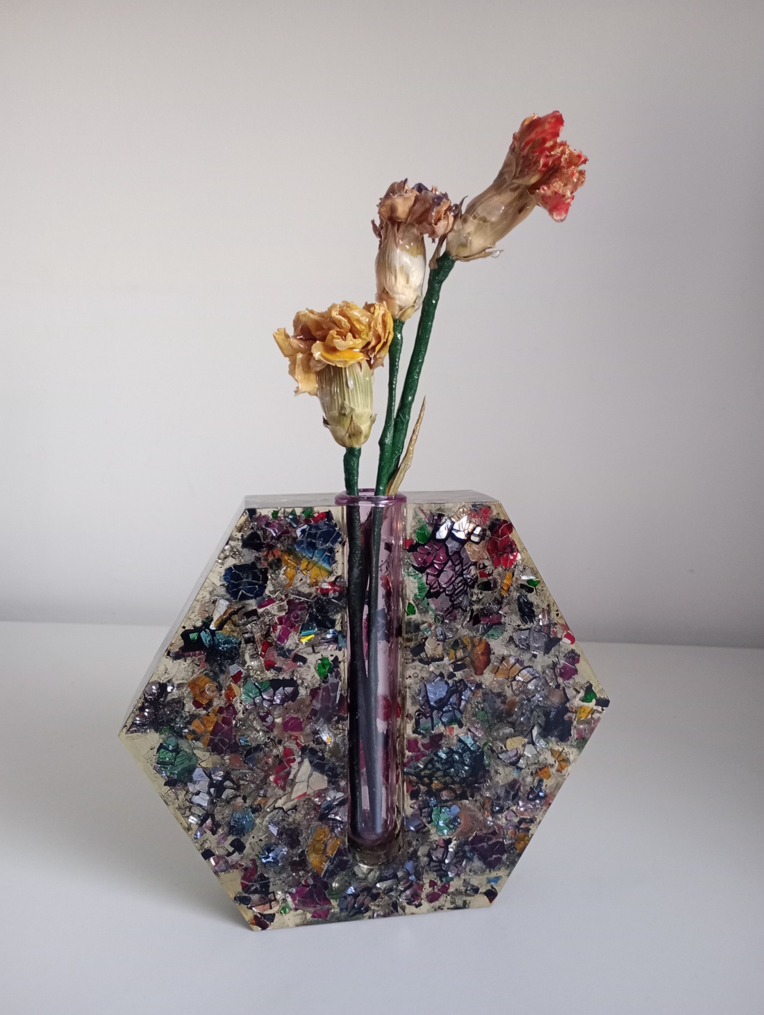 Vază vitraliu  - casă & stil de viață - decorațiuni de casă - accesorii florale - vaze - Artynos.ro