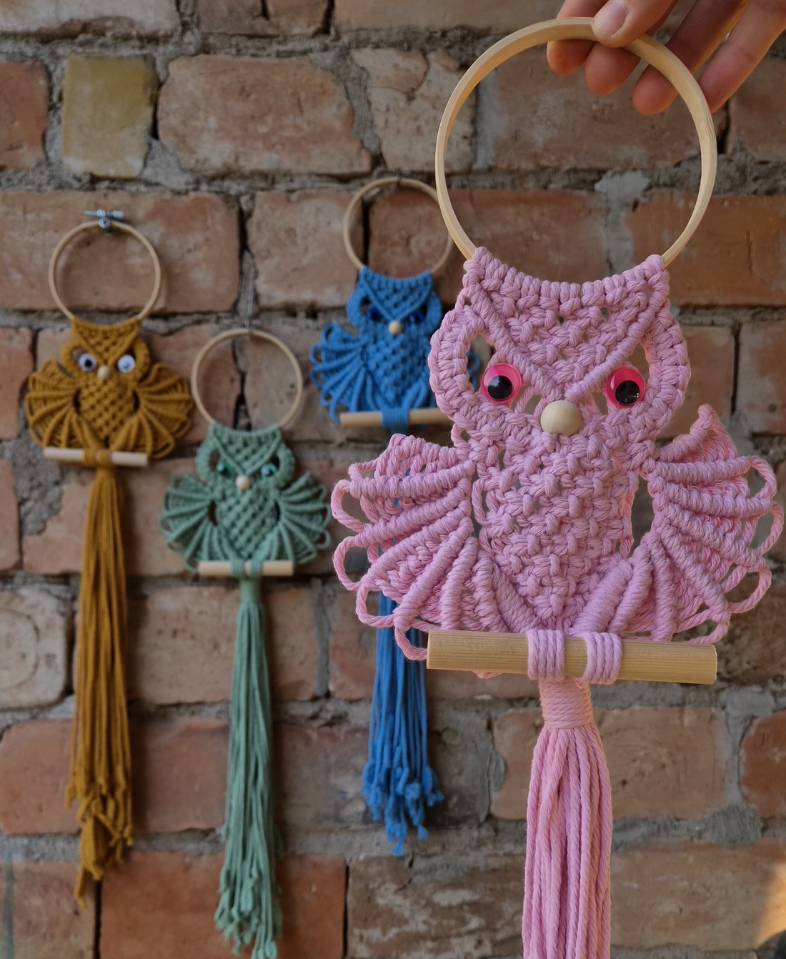 Bufniță macrame  - casă & stil de viață - seturi de cadou - Artynos.ro