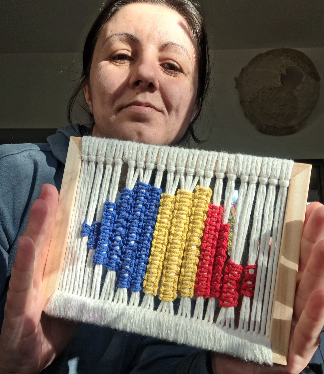 Harta României macrame  - cărți și creații cu tematică muzicală, cadouri - semn de carte - Artynos.ro