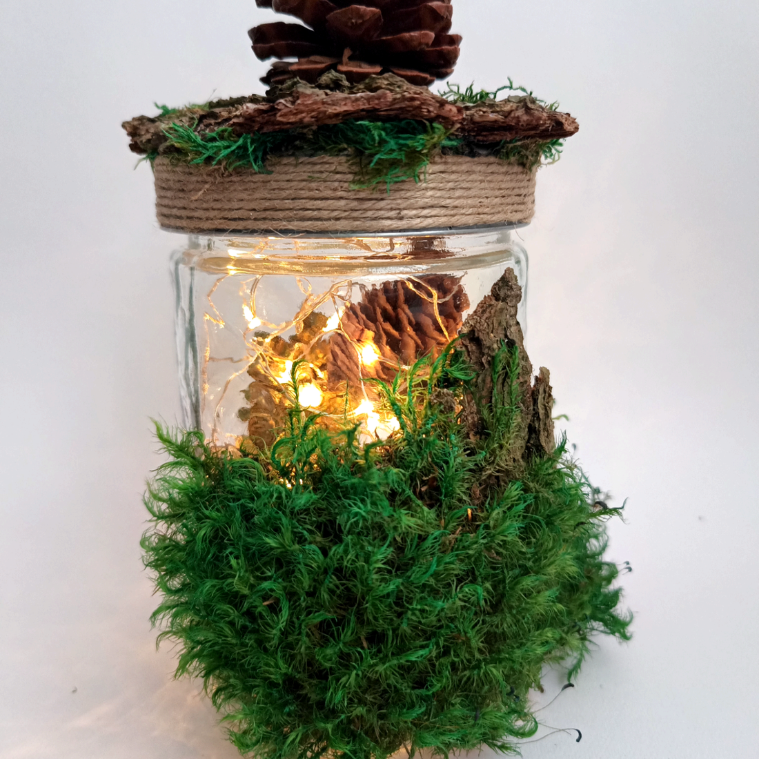 Decorațiune cu luminițe  - casă & stil de viață - decorațiuni de casă - decorațiuni de masă și rafturi - sticle ornamentale - Artynos.ro