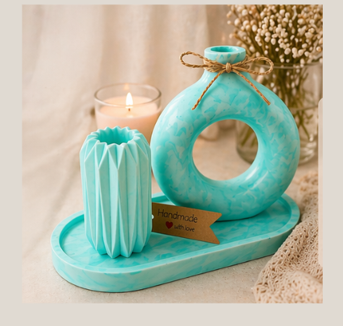 Set decorativ Harmony  - casă & stil de viață - decorațiuni de casă - decorațiuni de masă și rafturi - decorațiuni de masă - Artynos.ro