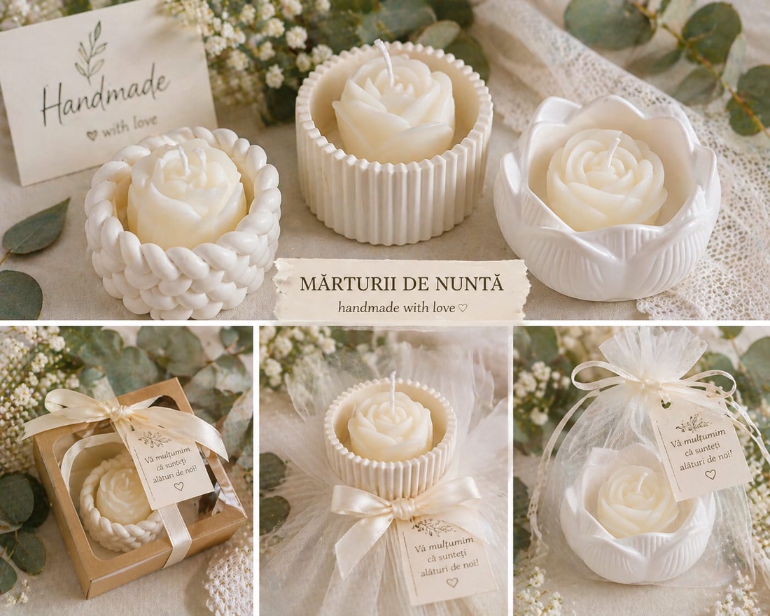 Marturii de nunta  - accesorii nuntă - amintiri și cadouri de nuntă - mărturii - Artynos.ro