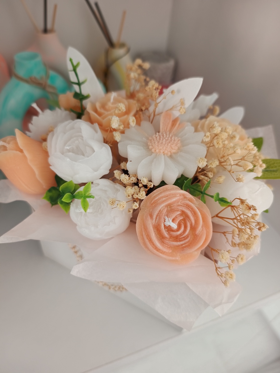 Aranjament Elegance - casă & stil de viață - decorațiuni de casă - accesorii florale - cutii cu flori - Artynos.ro