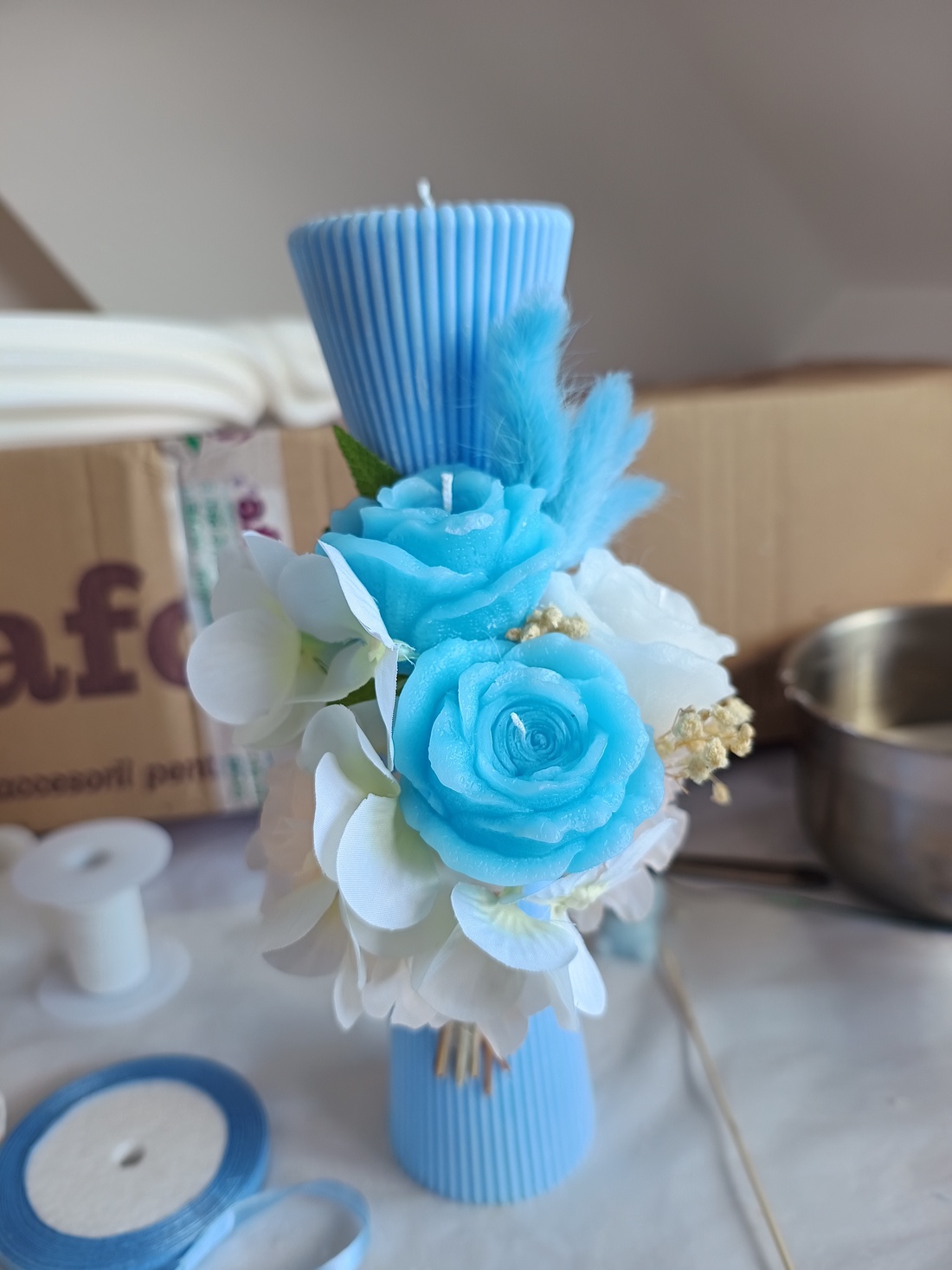 Lumanare evenimente  - accesorii nuntă - materiale decor pentru nuntă - lumânări de nuntă și suport lumânări - Artynos.ro