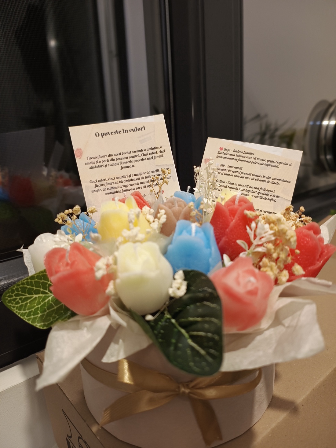 Aranjament cu poveste - casă & stil de viață - decorațiuni de casă - accesorii florale - cutii cu flori - Artynos.ro