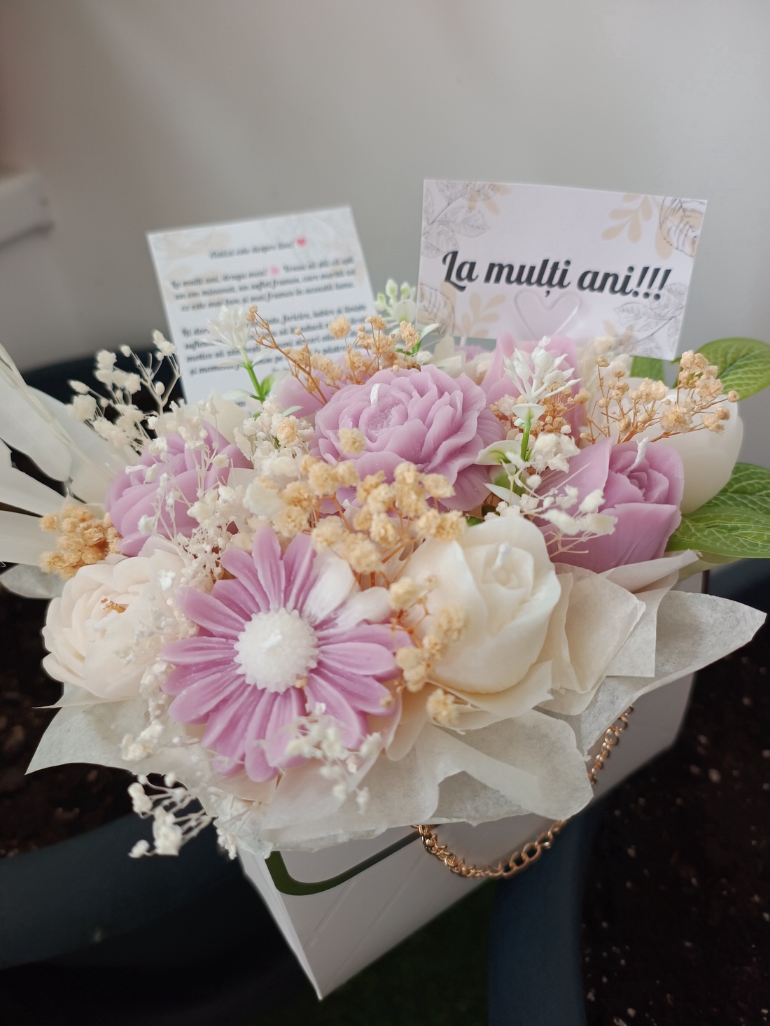 Aranjament Elegance - casă & stil de viață - decorațiuni de casă - accesorii florale - cutii cu flori - Artynos.ro