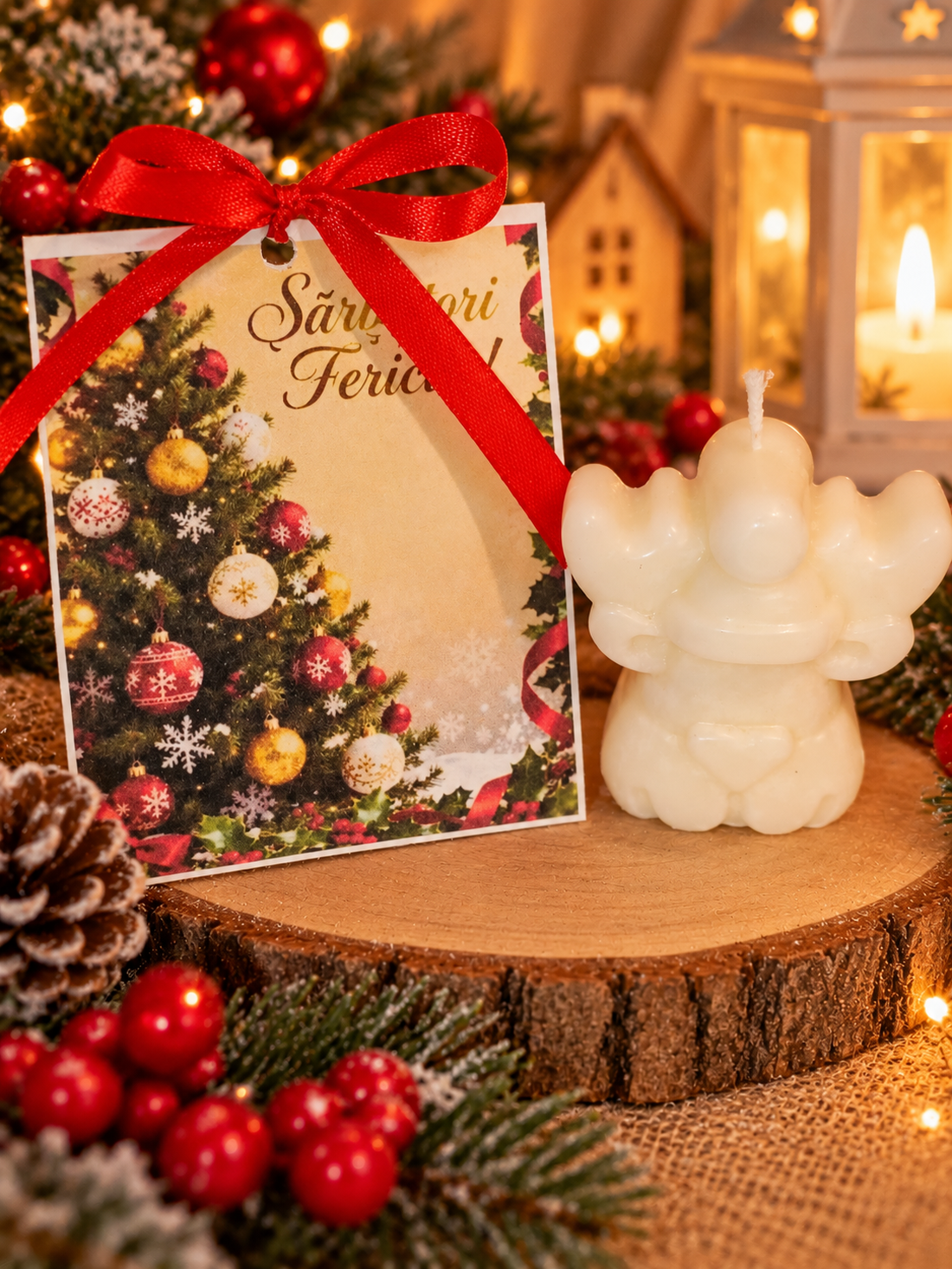 Lumânare parfumată handmade în formă de ren � Cadou de Crăciun pentru familie, prieteni și colegi - crăciun - decorațiuni de crăciun de casă - lumânări de crăciun - Artynos.ro