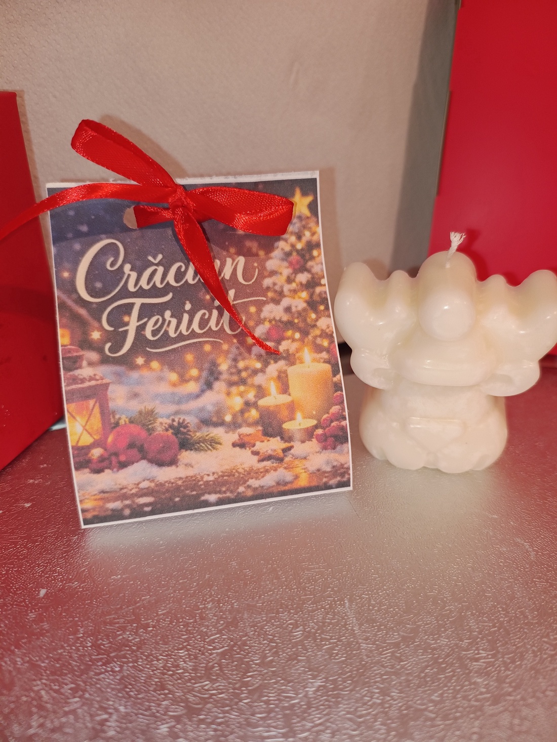 Lumânare parfumată handmade în formă de ren � Cadou de Crăciun pentru familie, prieteni și colegi - crăciun - decorațiuni de crăciun de casă - lumânări de crăciun - Artynos.ro