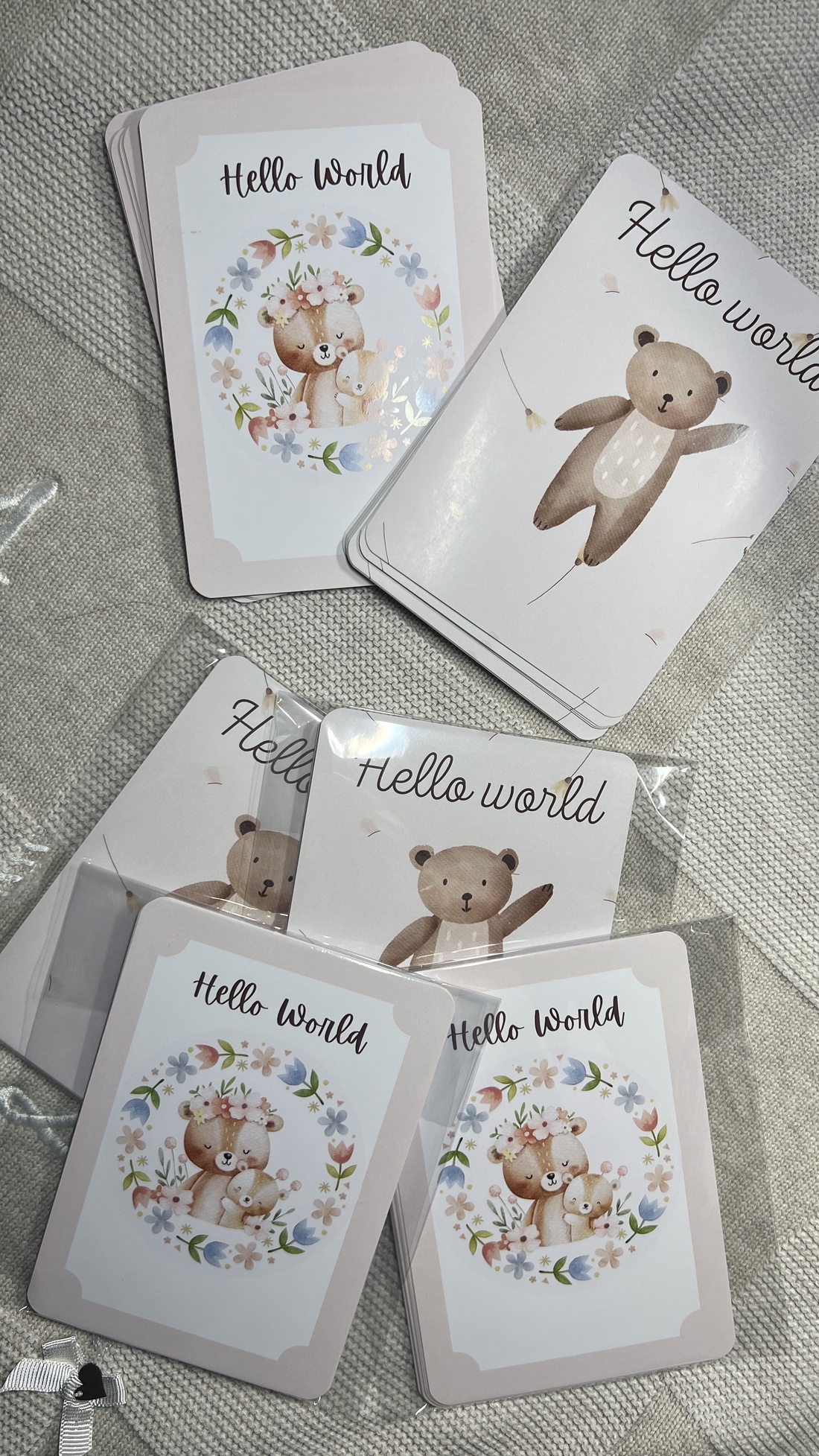 Set 14 cartonase aniversare primul an de viata al bebelusului - casă & stil de viață - produse de papetărie - jurnal de bebeluș - Artynos.ro