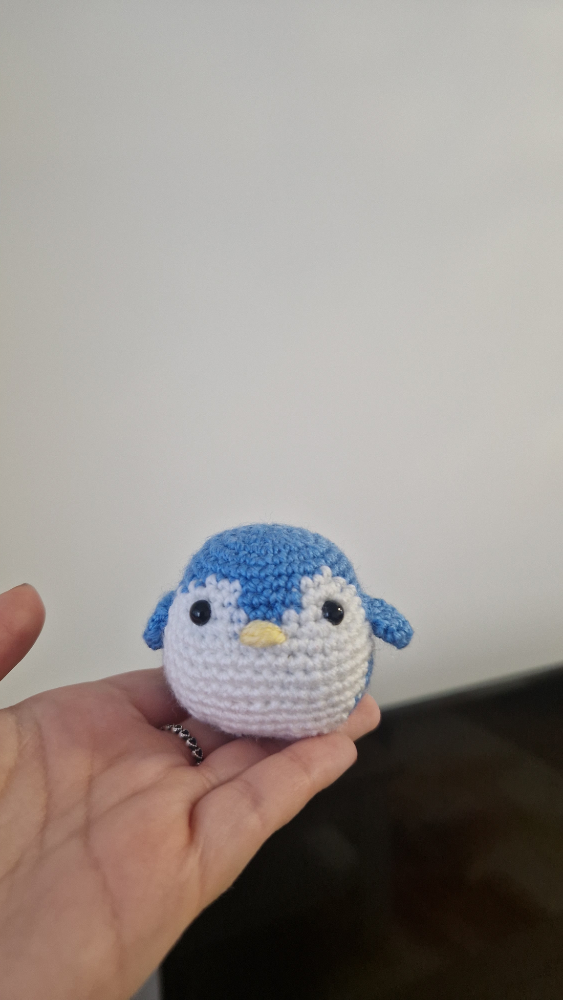 Pinguin Croșetat - genți și portofele - accesorii genți - breloc - Artynos.ro