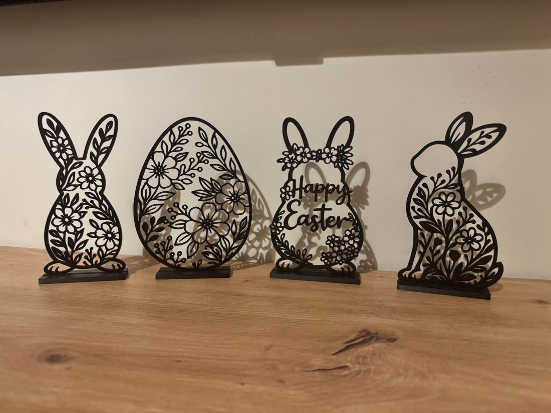 Decorațiuni elegante de Paște în negru � Decorațiuni de masă -  - Artynos.ro