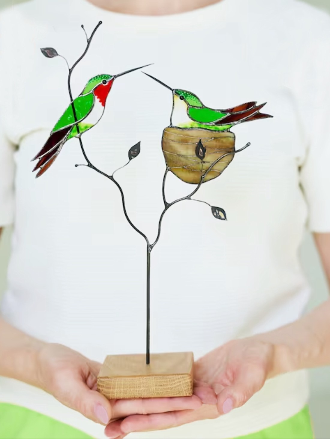 Colibri pereche decor de masă - casă & stil de viață - accesorii pentru decorat casa - decorațiuni de masă și decorațiuni pentru rafturi  - decorațiuni de masă - Artynos.ro