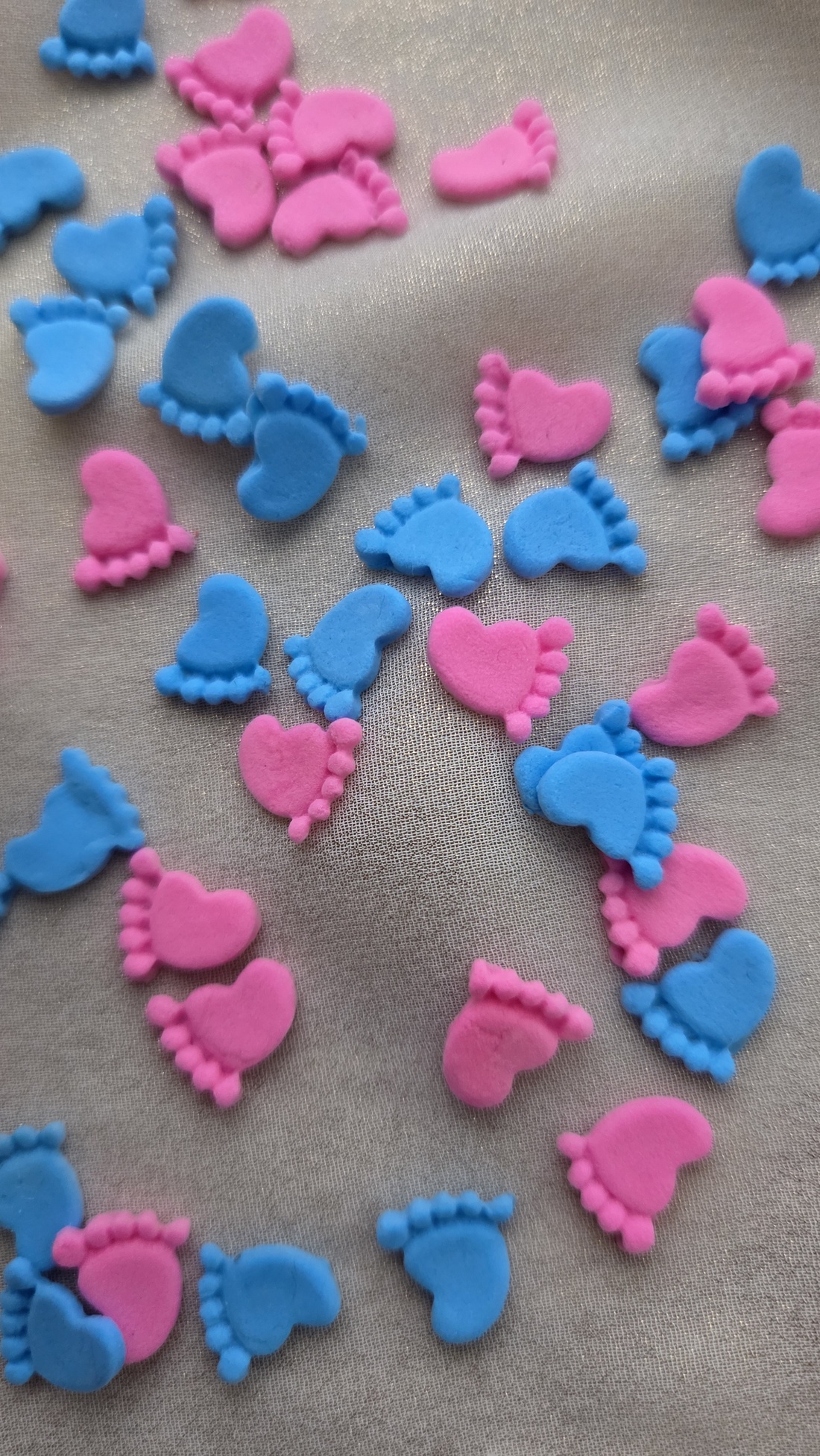 Accesorii tălpi bebe, decor botez/ Gender Reveal/ Baby Shower - jucării și echipamente pentru copii - daruri de botez - Artynos.ro