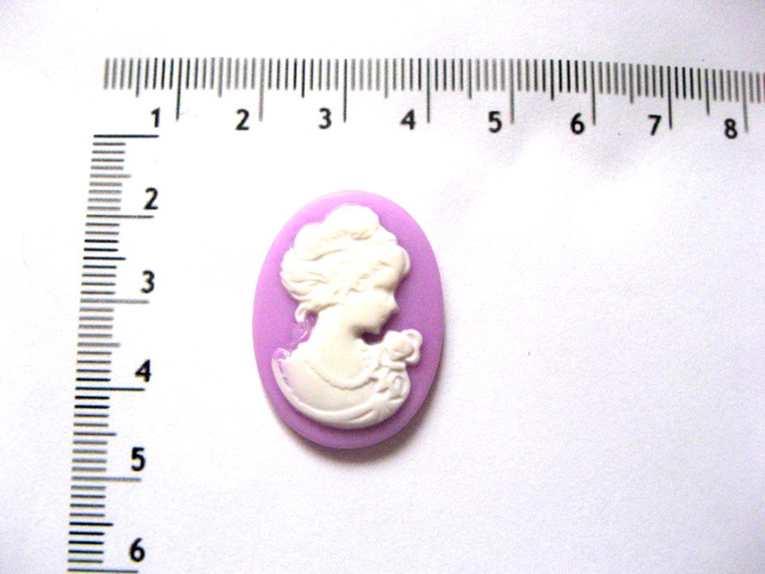 Cabochon camee din rășină 51714 - accessorii și unelte - mărgea, componente de bijuterii - cabochon - Artynos.ro