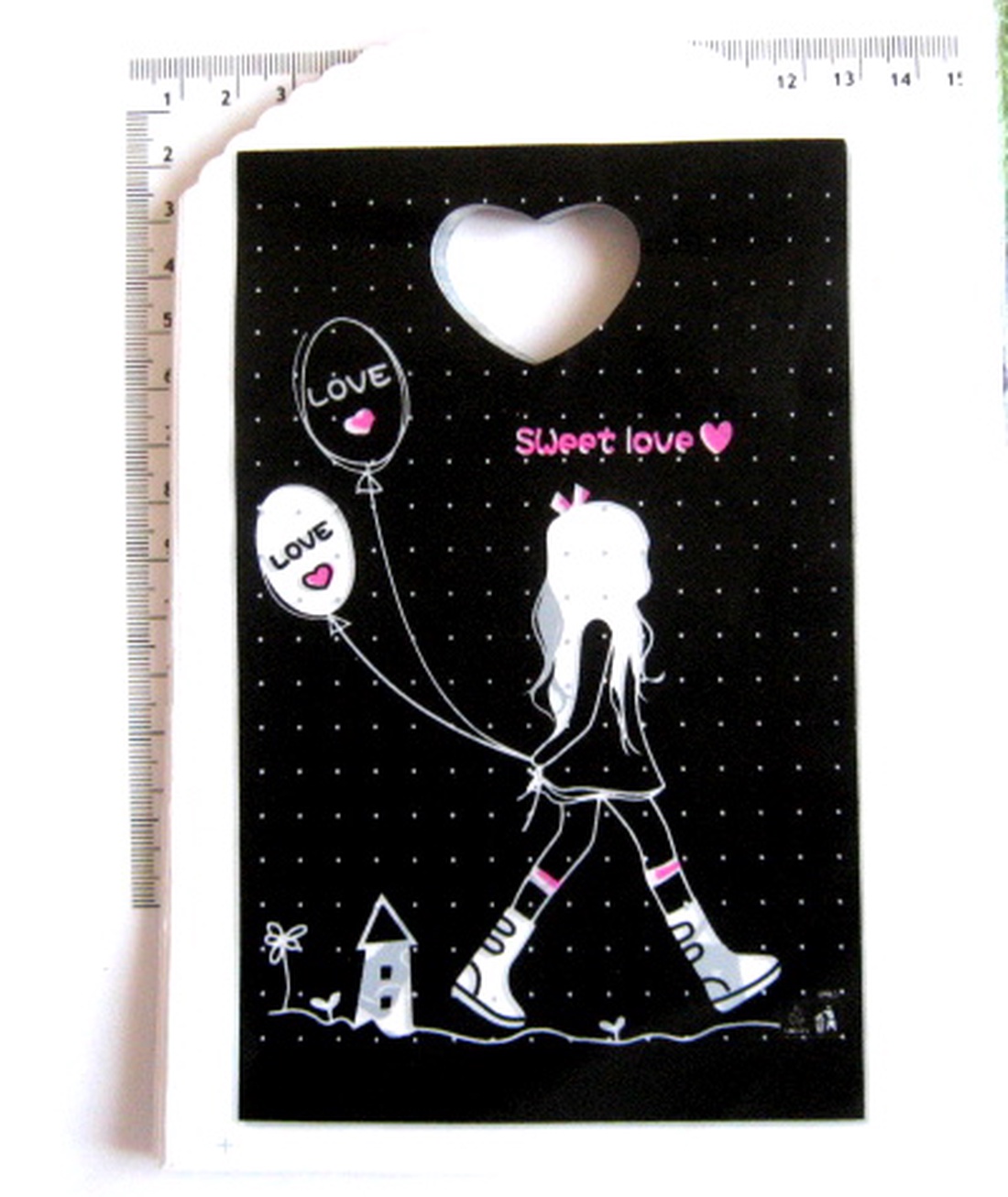 Punguta plastic de cadou cu fete diferite 17563 - crăciun - accesorii cadou de crăciun - hârtii de ambalat cadouri - Artynos.ro