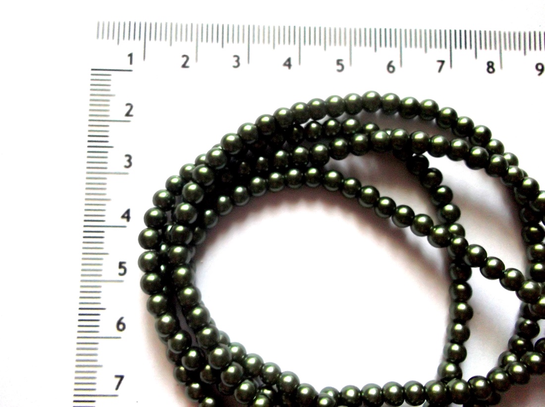 perle din rășină acrilică verde inchis 43718 - accessorii și unelte - mărgea, componente de bijuterii - mărgea din plastic - Artynos.ro