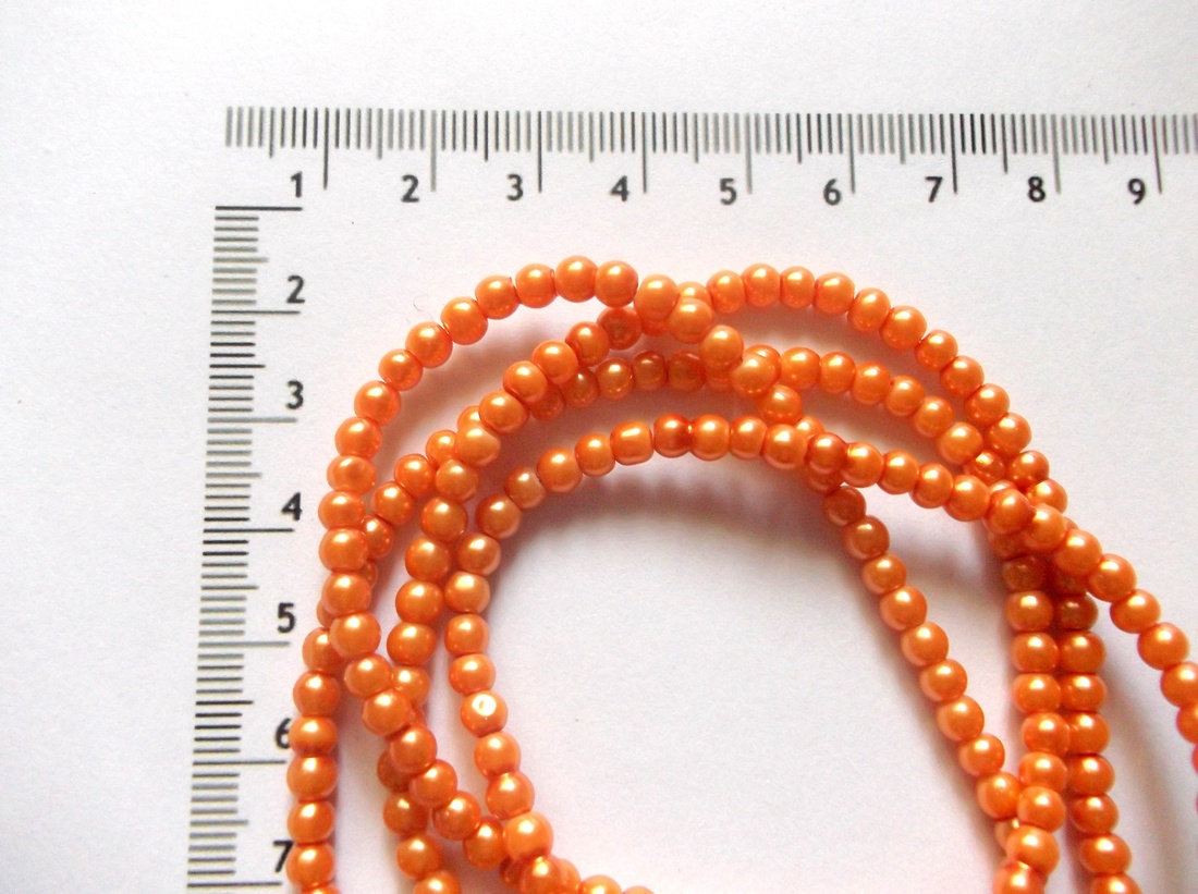 perle din rășină acrilică portocaliu 43711 - accessorii și unelte - mărgea, componente de bijuterii - mărgea din plastic - Artynos.ro