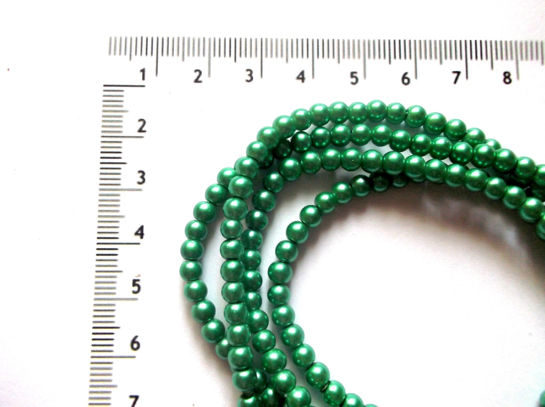 perle din rășină acrilică verde 43717 - accessorii și unelte - mărgea, componente de bijuterii - piatră prețioasă - Artynos.ro