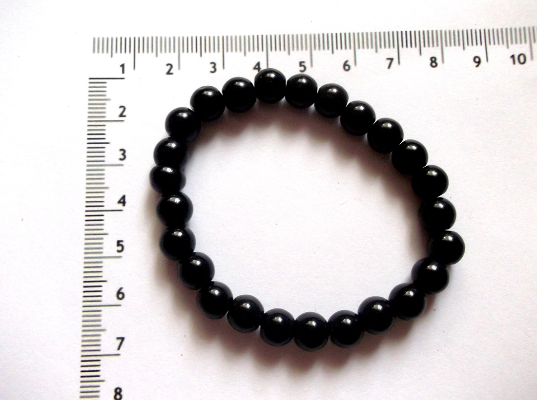 margele sticla negru lucios 43737 - accessorii și unelte - mărgea, componente de bijuterii - mărgea din sticlă - Artynos.ro