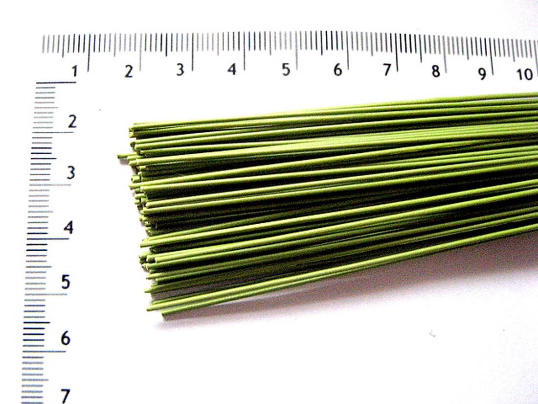 Sarma floristica verde 51718 - casă & stil de viață - decorațiuni de casă - decorațiuni de masă și rafturi - copaci din mărgele și sârmă - Artynos.ro