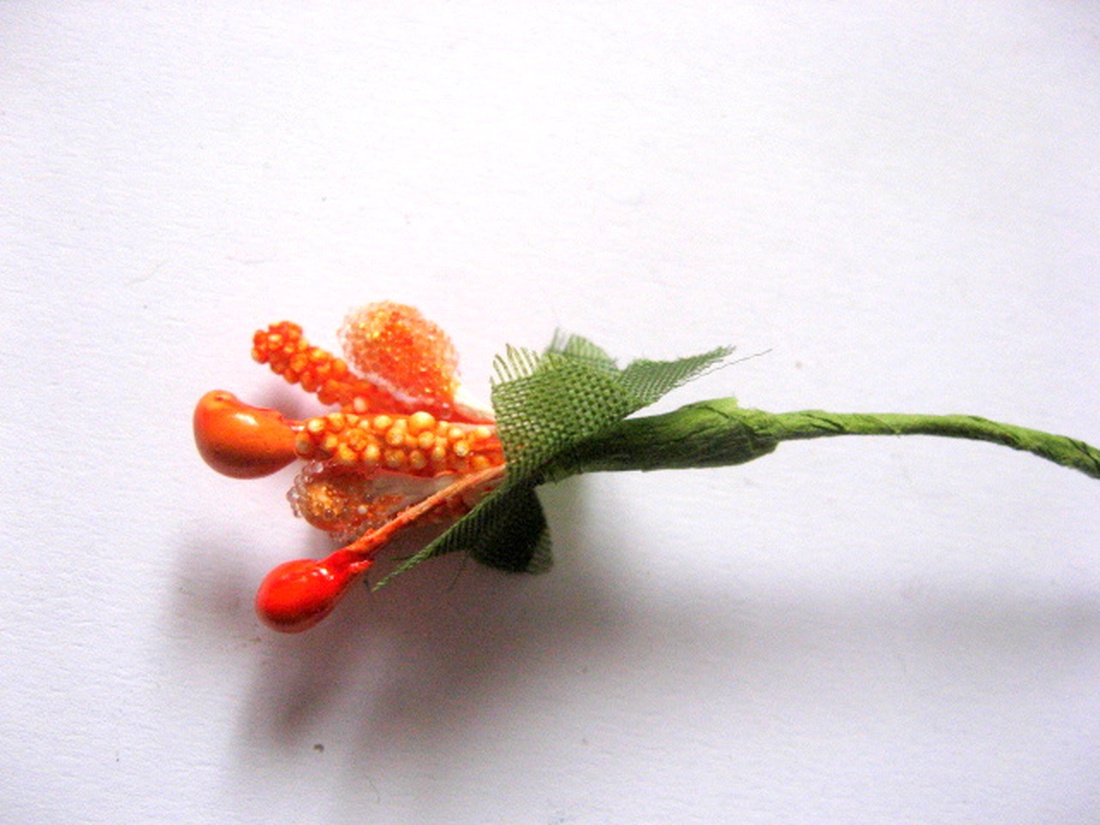 Stamine artificiale decorative, portocaliu 51896 - casă & stil de viață - decorațiuni de casă - accesorii florale - flori la fir - Artynos.ro