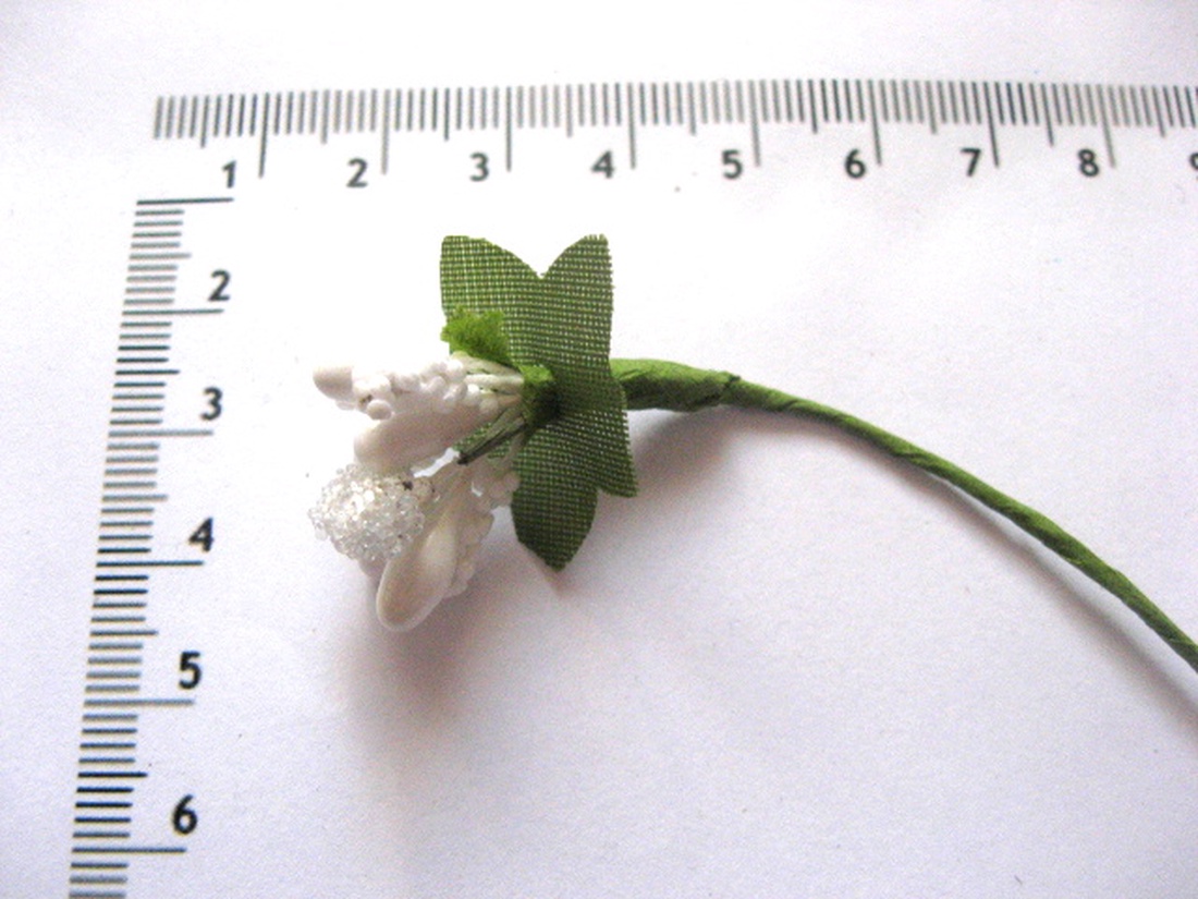 Stamine artificiale decorative, alb  51897 - casă & stil de viață - decorațiuni de casă - accesorii florale - flori la fir - Artynos.ro