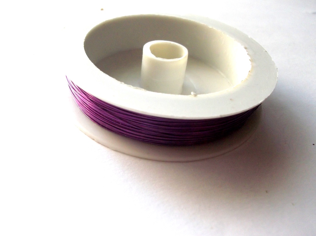 Sarma modelaj mov 43798 - accessorii și unelte - mărgea, componente de bijuterii - sârmă - Artynos.ro