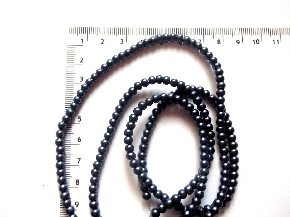 perle din rășină acrilică bleumarin 43710 - accessorii și unelte - mărgea, componente de bijuterii - mărgea din plastic - Artynos.ro