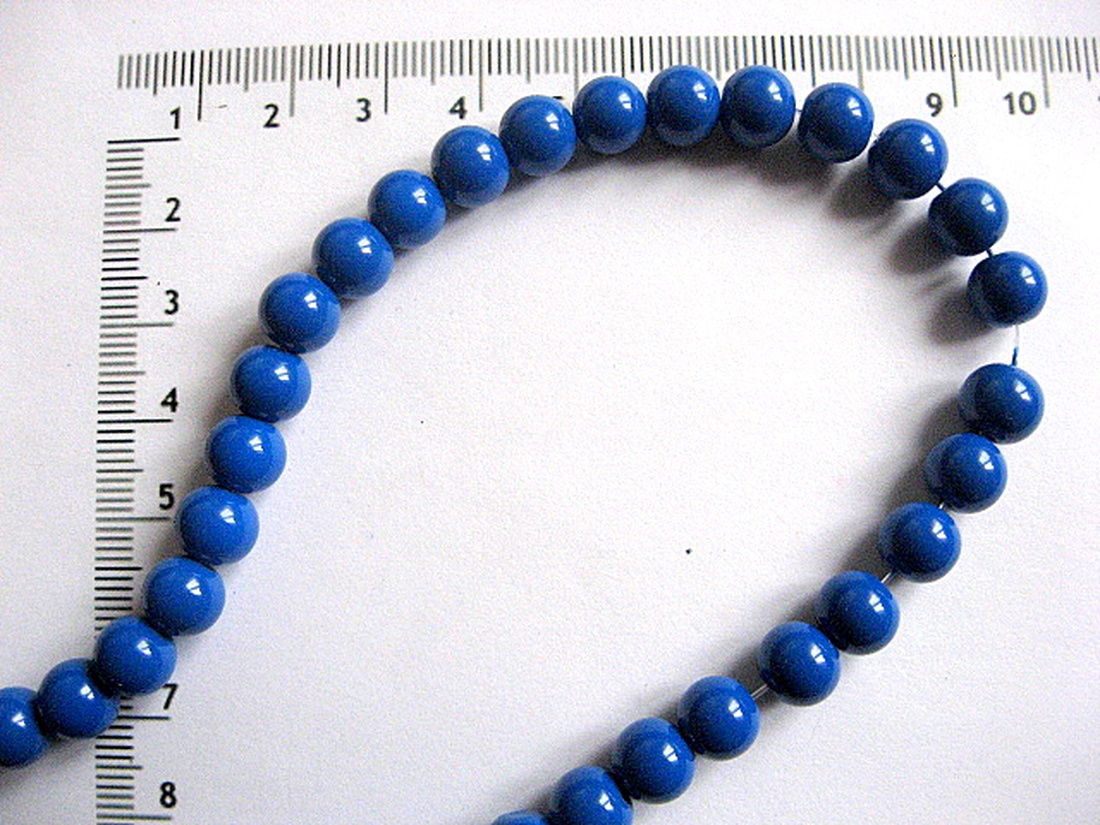 margele  din rășină acrilică albastru  29967 - accessorii și unelte - mărgea, componente de bijuterii - mărgea din plastic - Artynos.ro