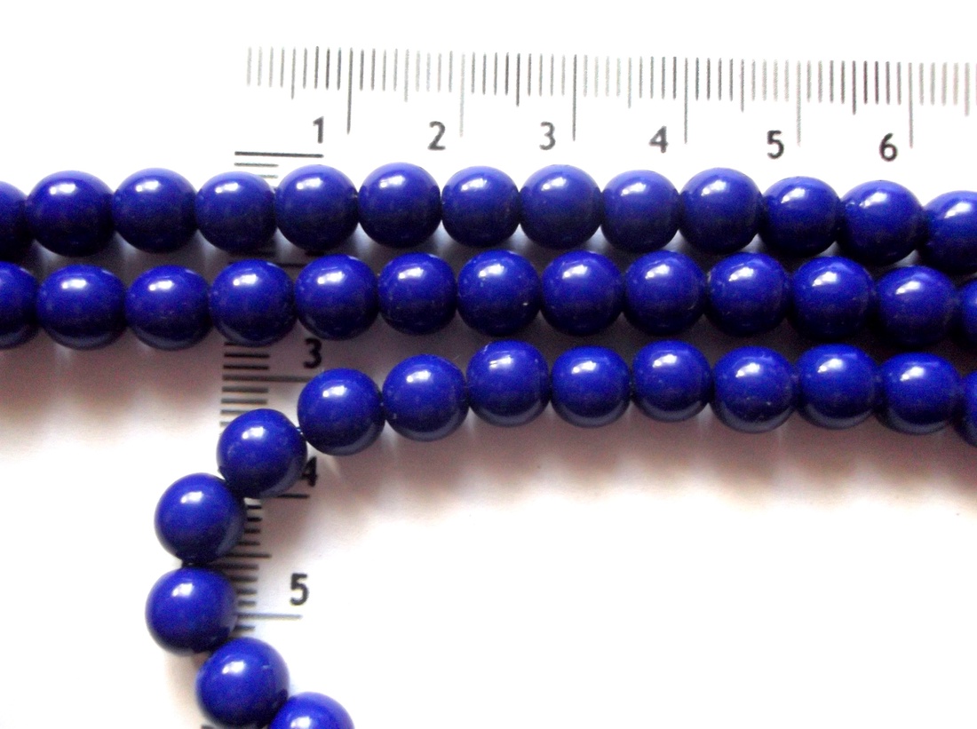 margele  din rășină acrilică albastru inchis   44296 - accessorii și unelte - mărgea, componente de bijuterii - mărgea din plastic - Artynos.ro