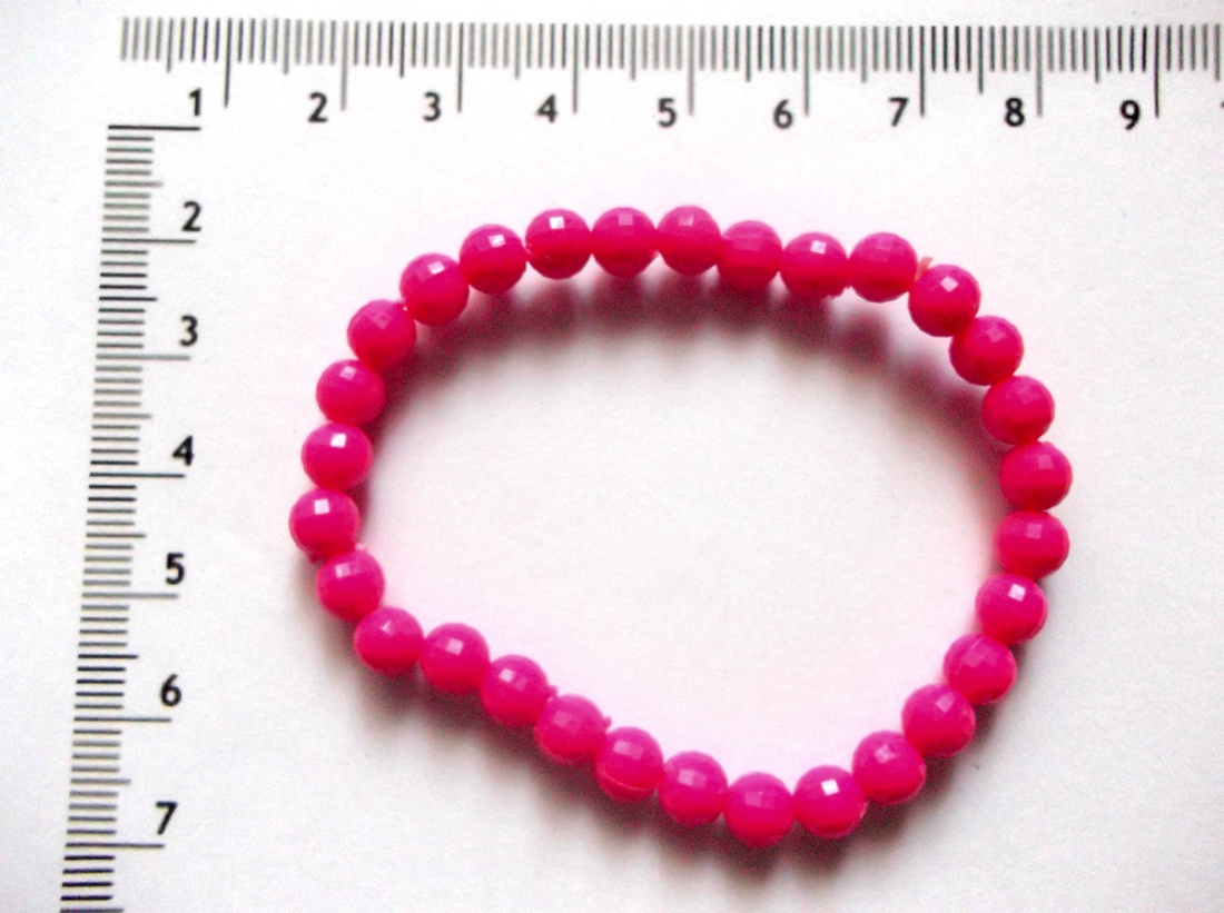 margele  acrilice ciclam  fatetate    44357 - accessorii și unelte - mărgea, componente de bijuterii - mărgea din plastic - Artynos.ro