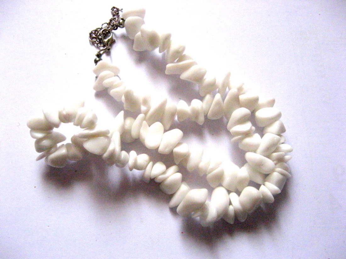 chipsuri mari de jad alb 51245 - accessorii și unelte - mărgea, componente de bijuterii - piatră prețioasă - Artynos.ro