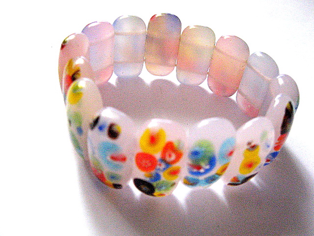 margele sticla multicolore  51436 - accessorii și unelte - mărgea, componente de bijuterii - mărgea din sticlă - Artynos.ro