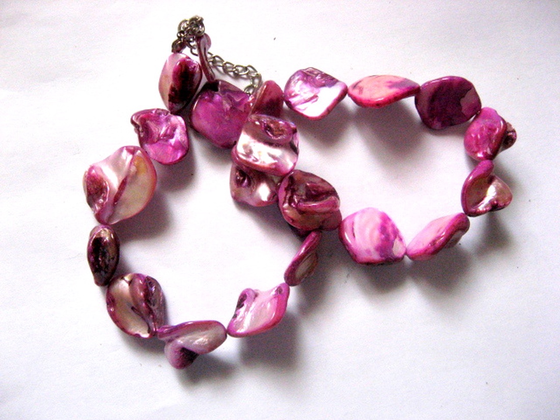 Sirag sidef  neregulat mov 51542 - accessorii și unelte - mărgea, componente de bijuterii - piatră prețioasă - Artynos.ro