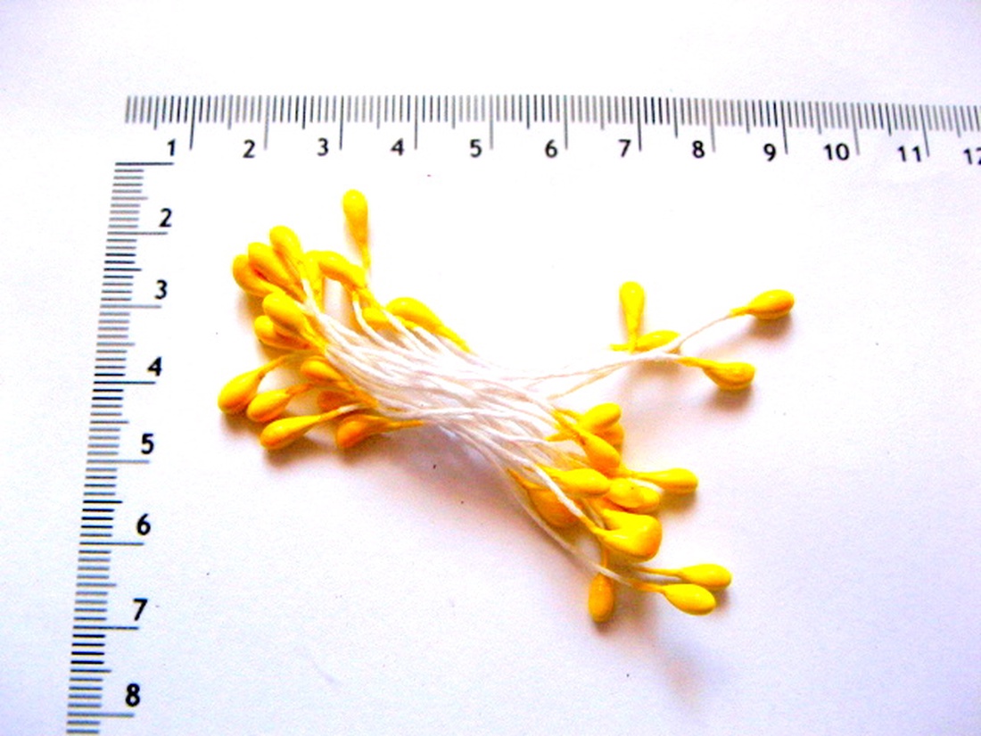 Stamine artificiale decorative, galbene 51918 - casă & stil de viață - decorațiuni de casă - accesorii florale - buchete de flori - Artynos.ro