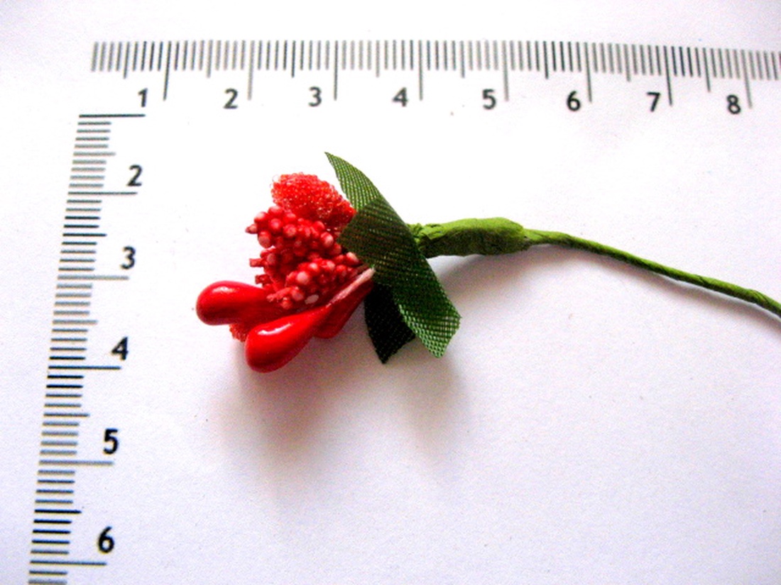 Stamine artificiale decorative rosii 51901 - casă & stil de viață - decorațiuni de casă - accesorii florale - buchete de flori - Artynos.ro